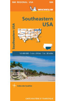 Carte routiere 584 southeastern usa