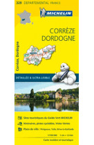 Carte departementale 329 correze/dordogne