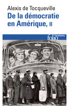 De la democratie en amerique ii