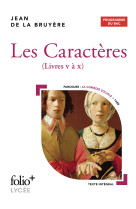 Les caractères - bac 2025