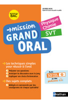 Mission grand oral -physique chimie - svt