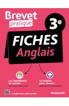 Brevet pratique fiches anglais 3eme brevet 2022 - l-essentiel pour reussir l-anglais 3e en 35 fiches e