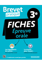 Brevet pratique fiches epreuve orale 3eme brevet 2022 - l-essentiel pour reussir l-epreuve orale en 38