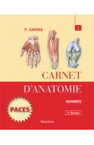 Carnet d-anatomie t1 membres (3ed)