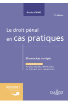 Le droit penal en cas pratiques