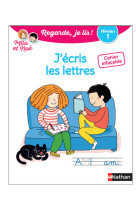 Cahier effacable j-ecris les lettres niv. 1 avec mila et noe