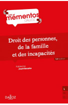 Droit des personnes, de la famille et des incapacites. 12e ed.