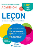 Lecon en francais et maths - crpe 2023-2024 - epreuve orale d-admission - concours professeur des ec