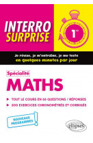 Interro surprise specialite maths 1ere - nouveaux programmes