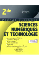 Sciences numeriques et technologie 2nde - nouveaux programmes