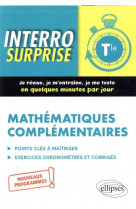 Mathematiques complementaires - terminale - nouveaux programmes
