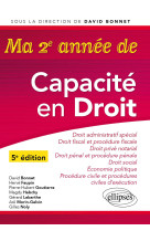 Ma deuxieme annee de capacite en droit. droit administratif special - droit fiscal et procedure fisc