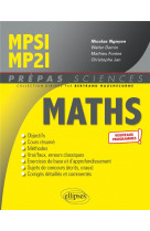 Mathematiques mpsi/mp2i - nouveaux programmes