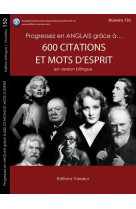 600 citations et mots d-esprit en version bilingue