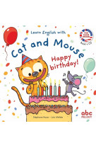 Learn english with cat and mouse - happy birthday