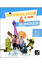 Td so english! 4eme ed. 2017 - workbook