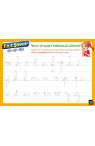 Memo effacable lettres cursives