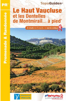 Le haut vaucluse et les dentelles de montmirail a pied - ref p843