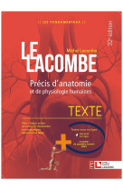 Le lacombe - précis d'anatomie et de physiologie humaines