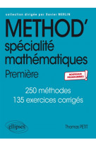 Specialite mathematiques 1ere nouveaux programmes (sous reserve du b.o)