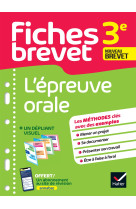 Fiches brevet l-epreuve orale 3eme brevet 2023 - fiches de revision & quiz