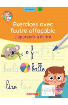 Exercices avec feutre effacable - j-apprends a ecrire