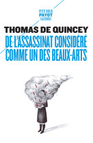 De l-assassinat considere comme un des beaux-arts