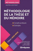Mehodologie de la these et du memoire - master et doctorat