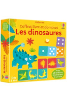 Les dinosaures - mon coffret livre et dominos