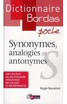 Dictionnaire bordas de poche synonymes analogies  et antonymes