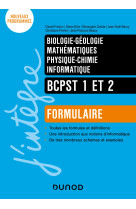 Formulaire bcpst 1 et 2 - maths - physique-chimie - biologie - geologie - informatique