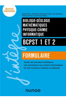 Formulaire bcpst 1 et 2 - maths - physique-chimie - biologie - geologie - informatique