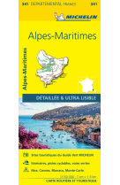 Carte departementale 341 alpes-maritimes