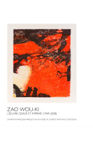 Zao wou-ki. l-oeuvre grave et imprime - estampes et livres de bibliophilie. donation francoise marqu