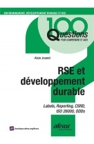 Rse et developpement durable - labels, reporting, csrd, iso 26000, odds