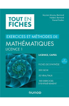 Exercices et methodes de mathematiques l1 - 2e ed.