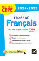 Tout le crpe en fiches - francais - epreuve ecrite 2023/2024