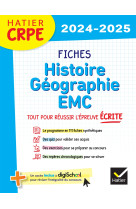 Tout le crpe en fiches - histoire-geo-emc - epreuve ecrite 2023/2024