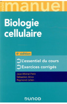 Mini manuel de biologie cellulaire - 4e ed. - cours, qcm et qroc