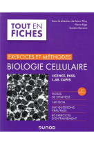 Biologie cellulaire - exercices et methodes - 3e ed. - fiches de cou