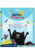 Splat et harry: pochette mosaiques gommettes en mousse