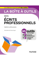 La boite a outils des ecrits professionnels