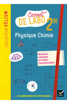 Physique chimie 2de - éd. 2019 - carnet de labo