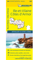 Carte departementale 309 cotes d-armor/ille -et-vilaine