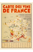 La carte des vins de france