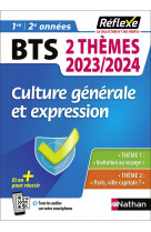 Memo bts culture generale et expression - 2 themes - 2023/2024 n 98