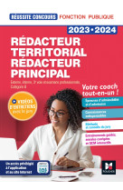 Reussite concours - redacteur territorial/principal - 2023-2024 - preparation complete