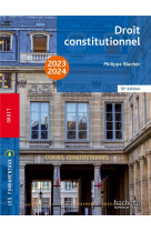 Fondamentaux - droit constitutionnel 2023-2024