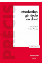 Introduction generale au droit. 15e ed.