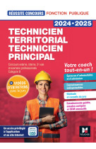 Reussite concours - technicien territorial/principal - preparation complete 2023-2024